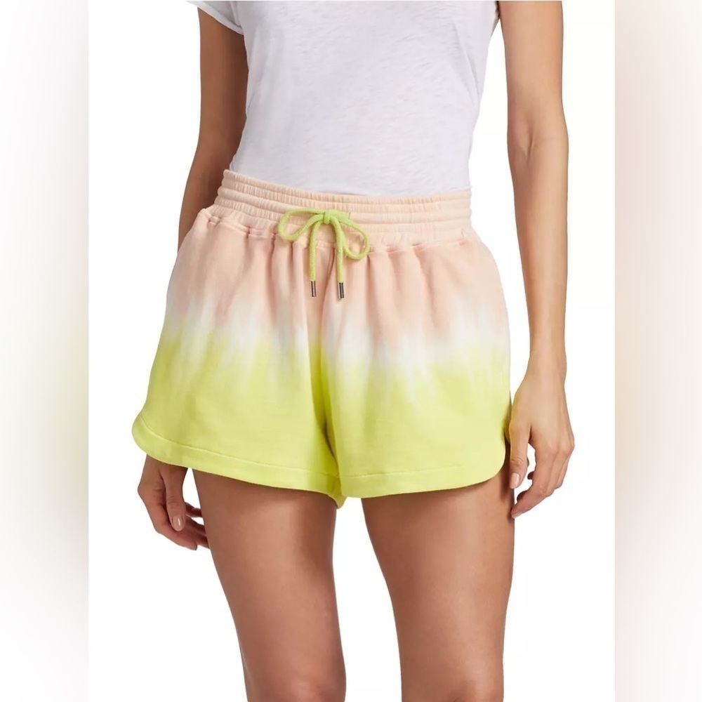 Nwt ATM Anthony Thomas Melillo Dip-Dyed Multi Color Ombré Terry‎ Shorts